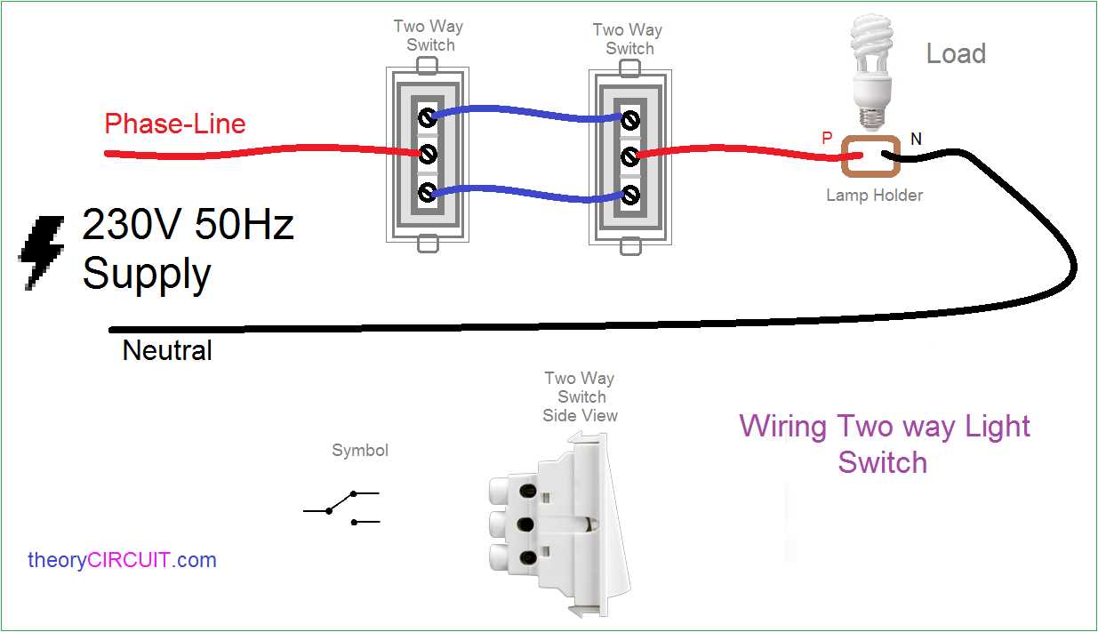 simple wiring diagram for light switch