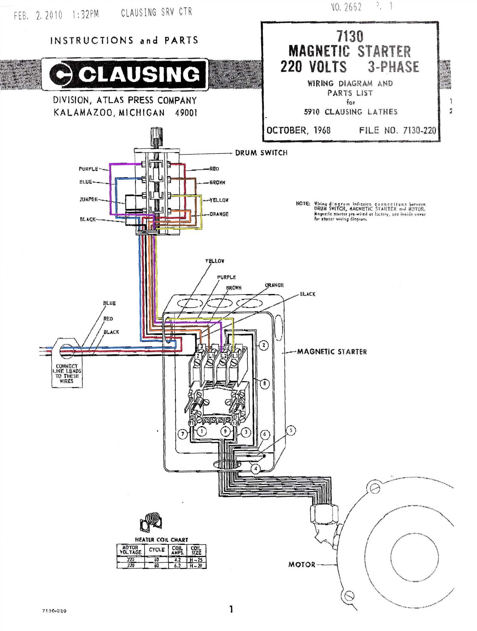 starter generator wiring diagram