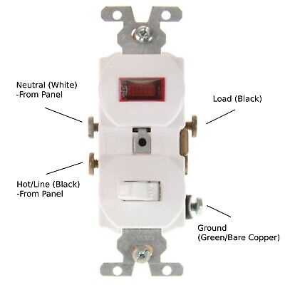 switch with pilot light wiring diagram