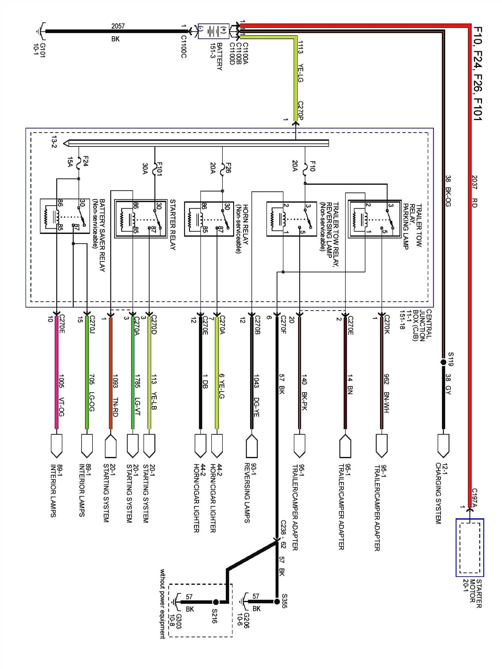 tail light wiring diagram ford f150