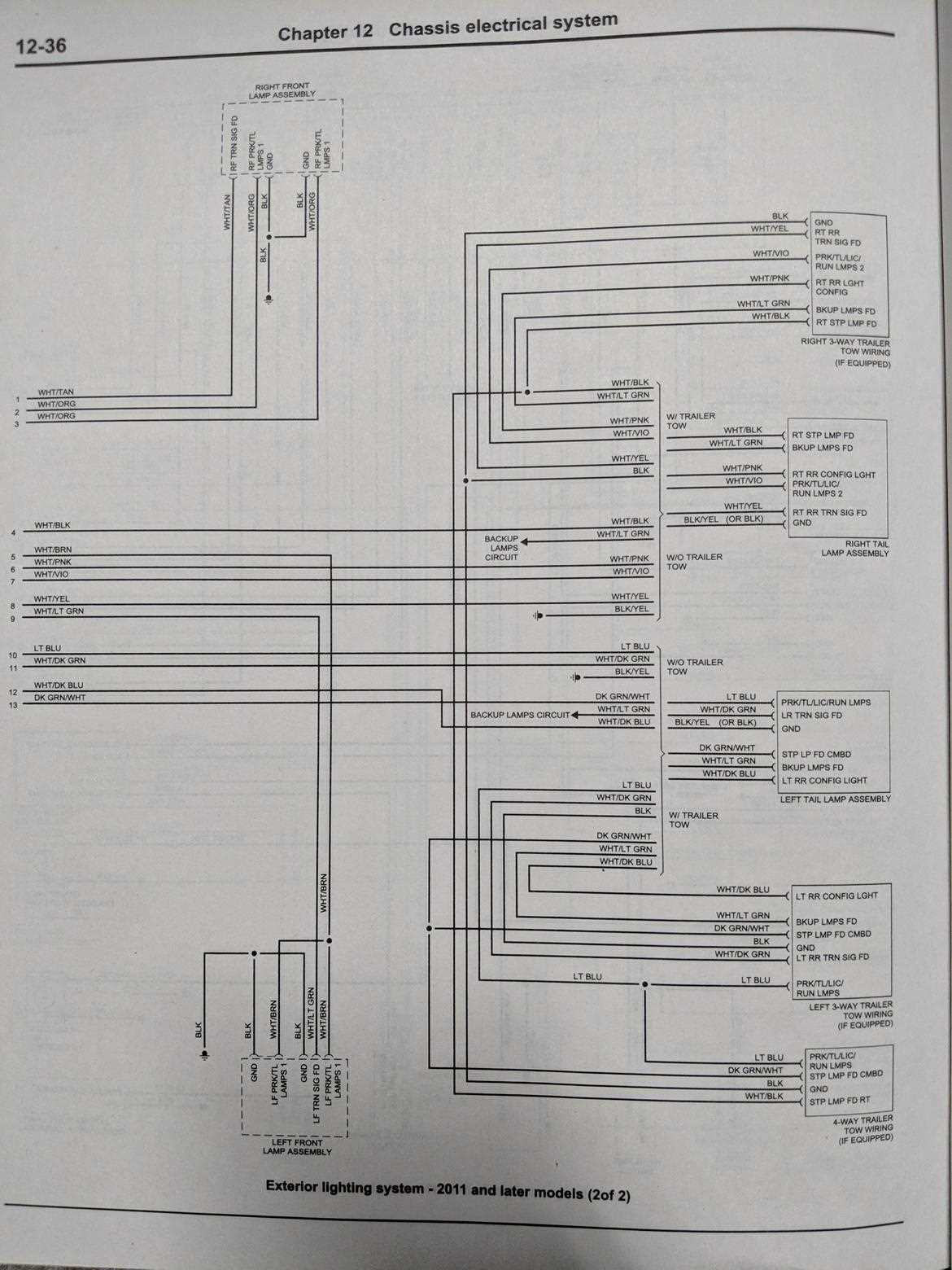 tail light wiring diagram trailer