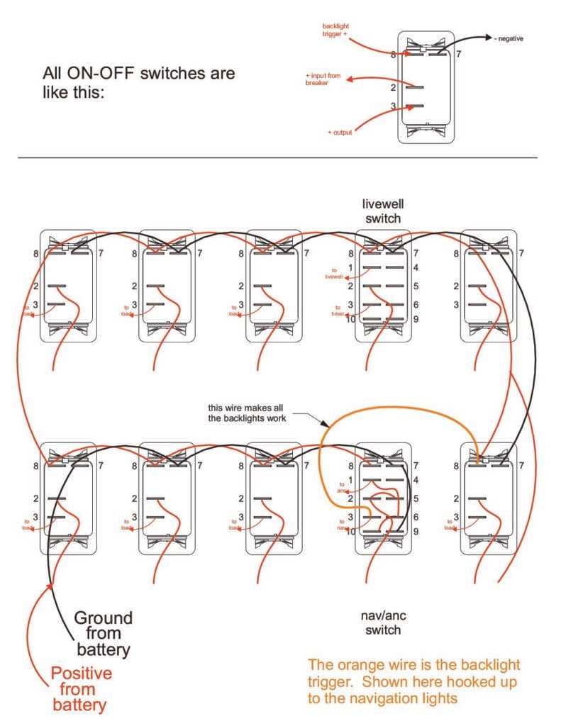 toggle switch wiring diagram