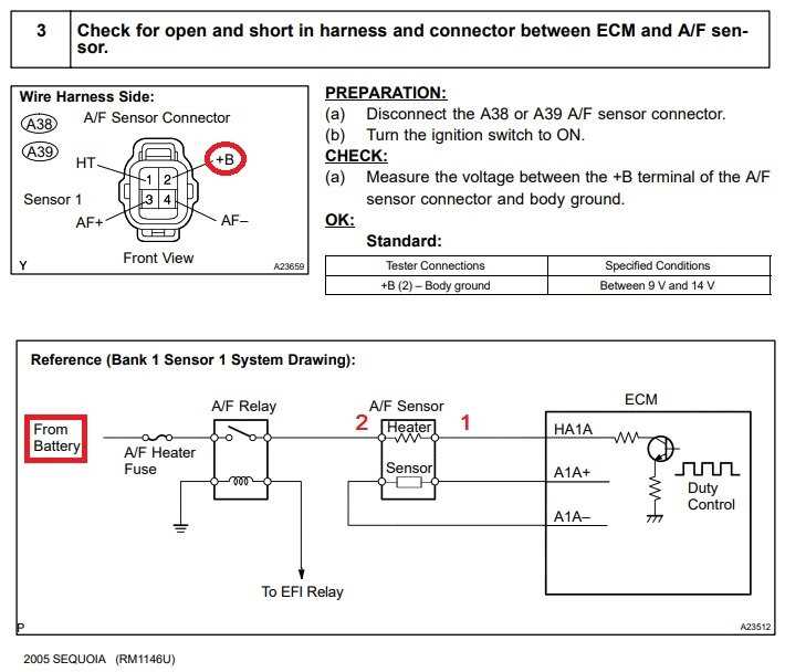 toyota oxygen sensor wiring diagram