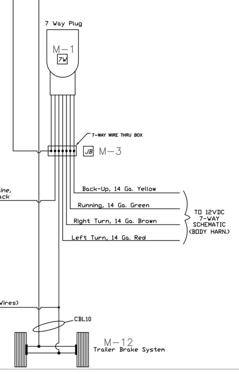 trailer marker light wiring diagram