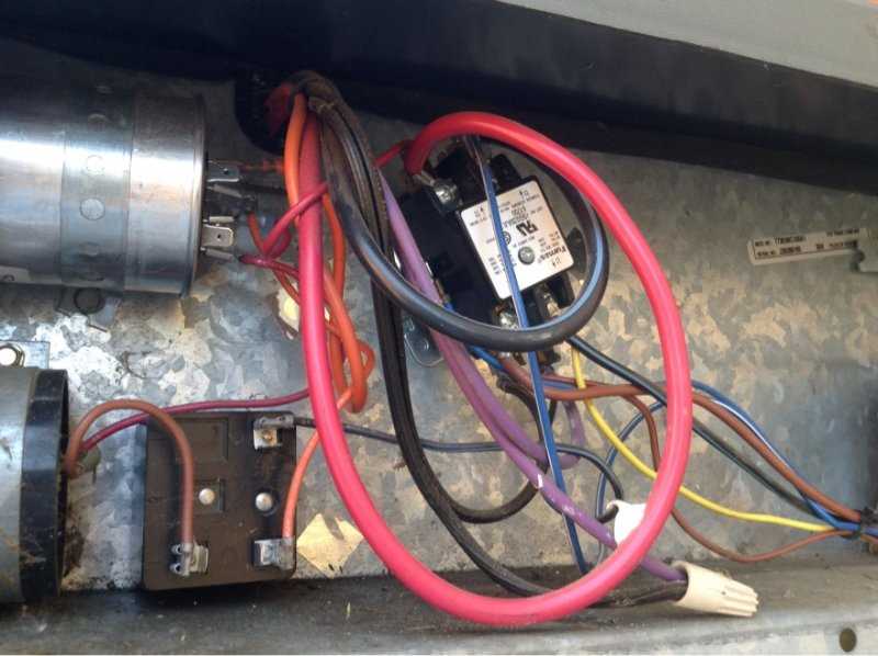 trane capacitor wiring diagram