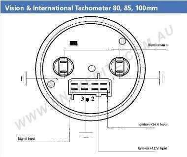 vdo tach wiring diagram