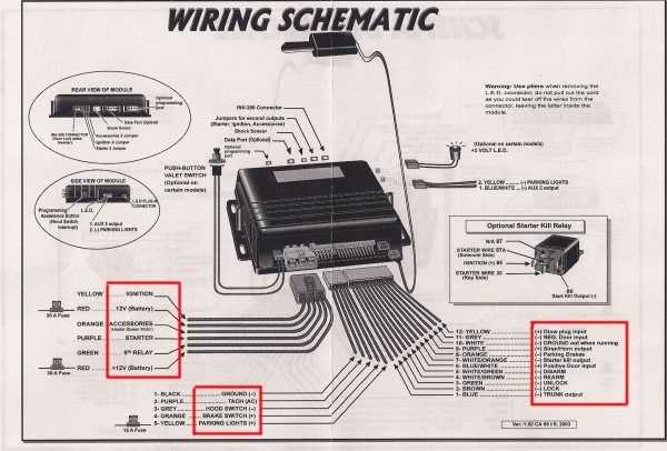 vehicle wiring diagrams for alarms