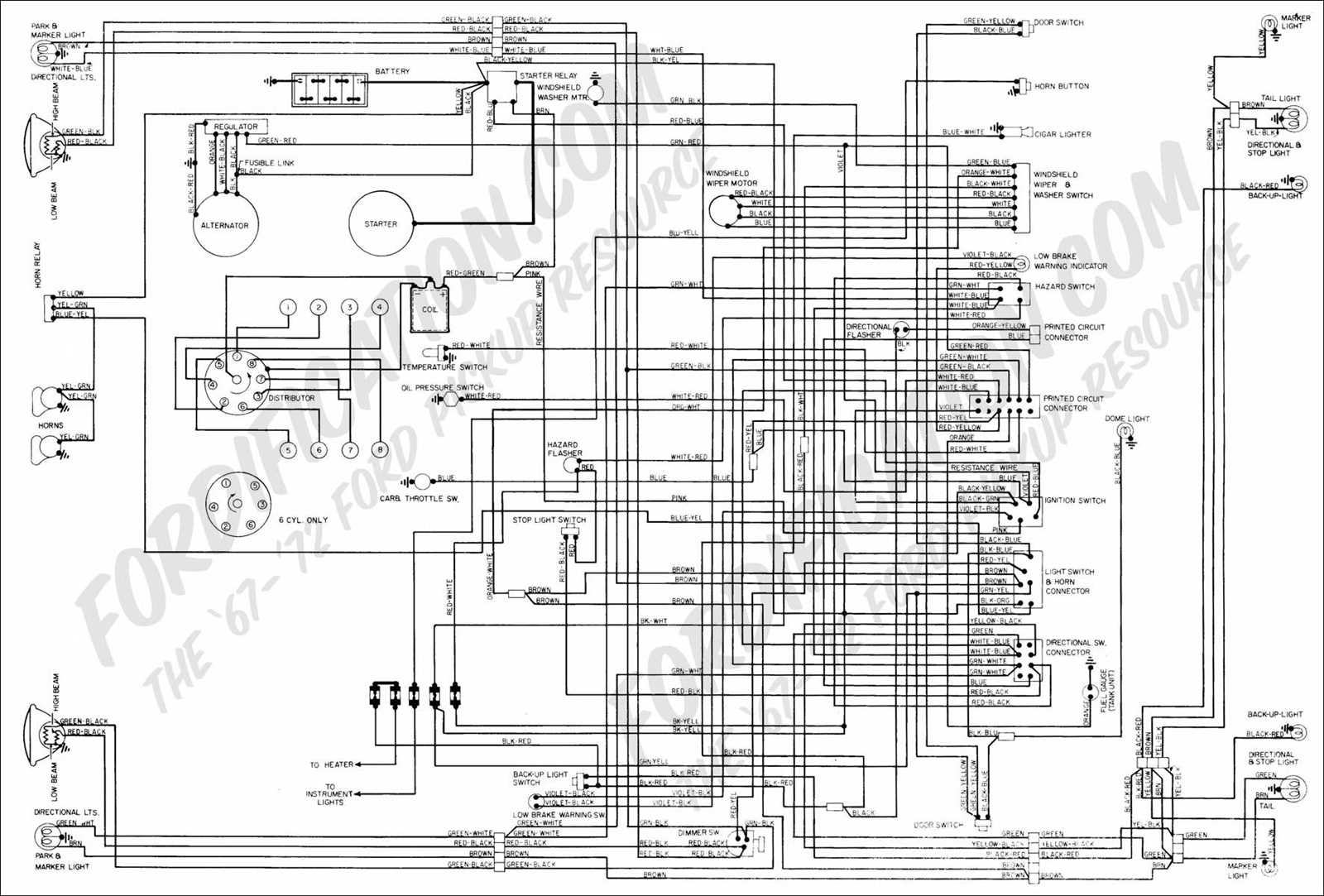 voltage regulator wiring diagram ford