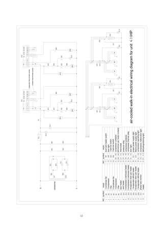 walk in freezer wiring diagram