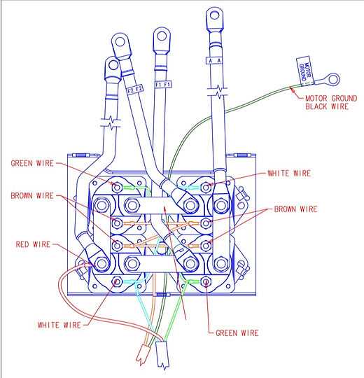 warn a2000 winch control switch wiring diagram