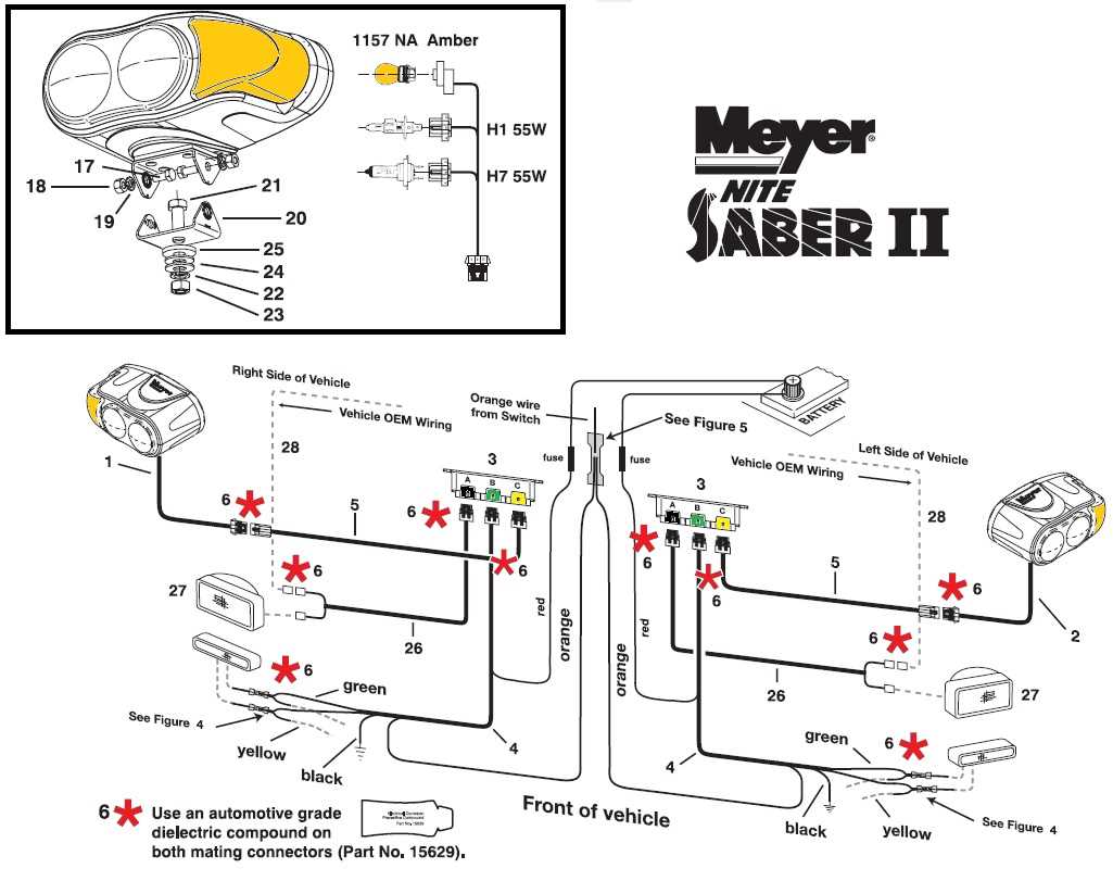 western snow plow headlight wiring diagram