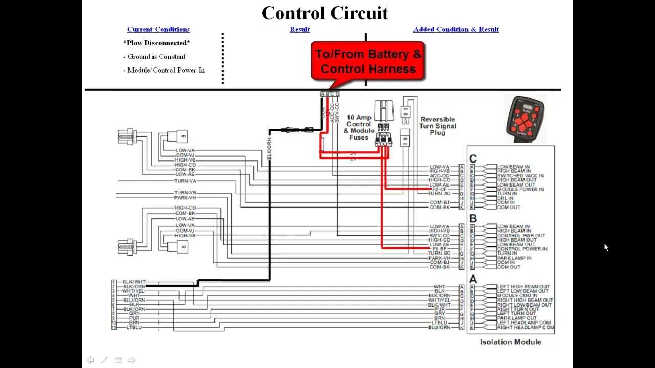 western snow plow light wiring diagram