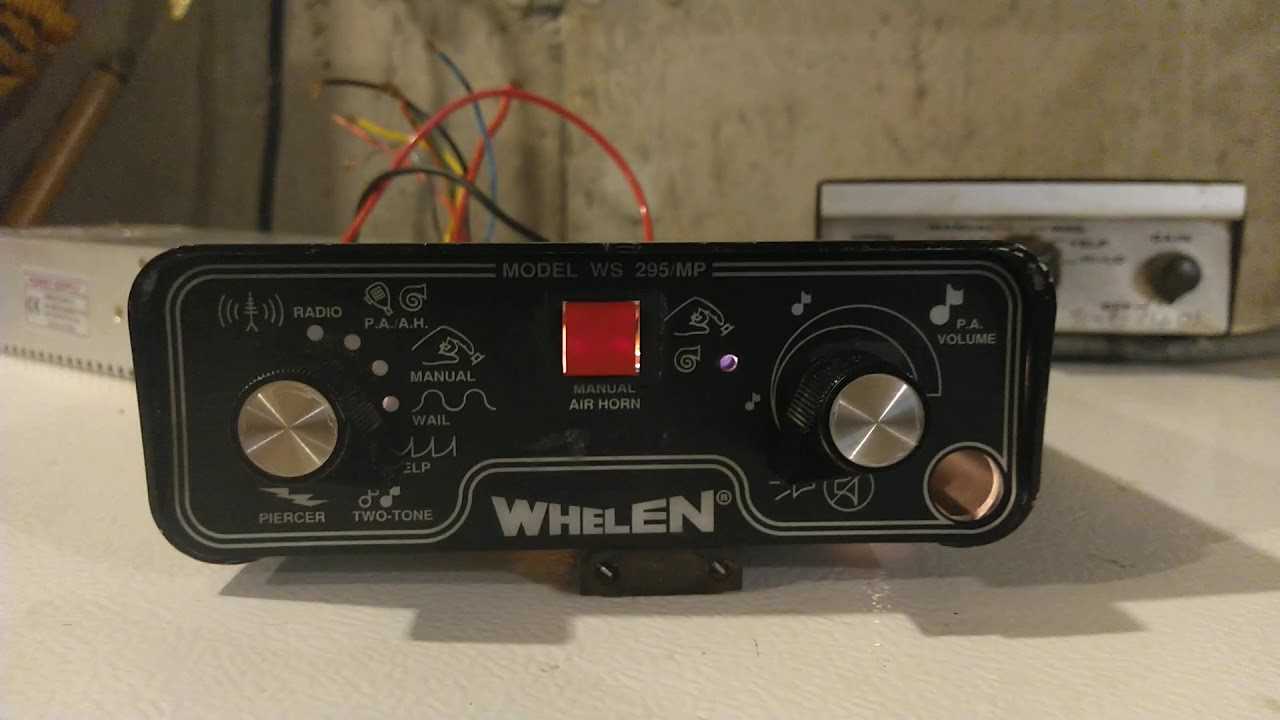 whelen 295slsa1 wiring diagram