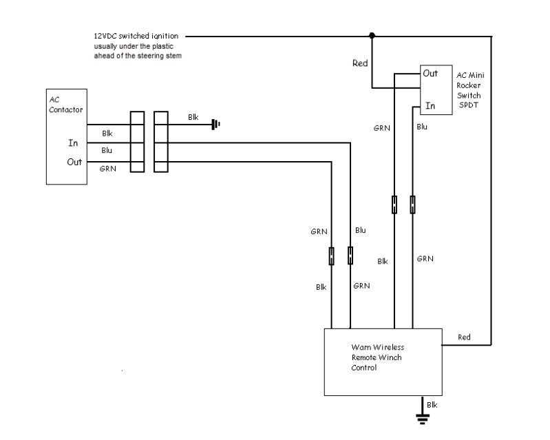 winch wireless remote wiring diagram