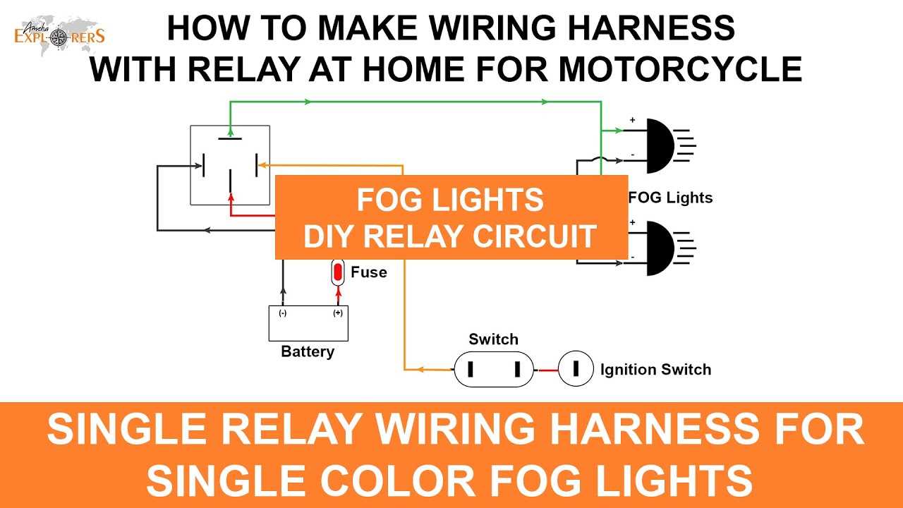 wiring diagram fog lights with relay