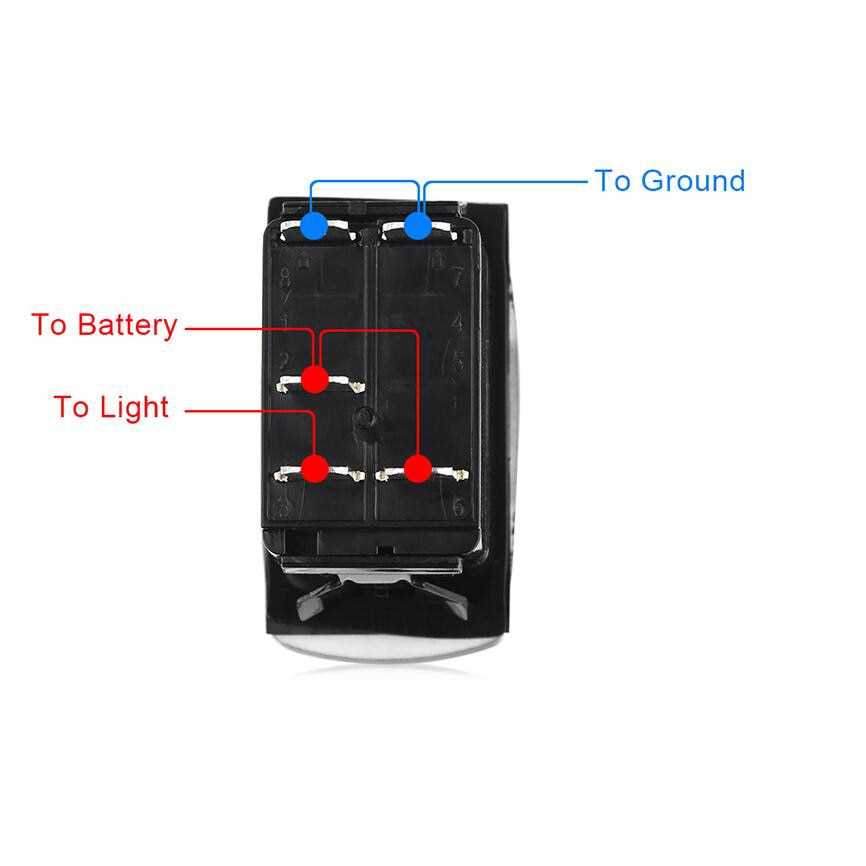 wiring diagram for 5 pin rocker switch