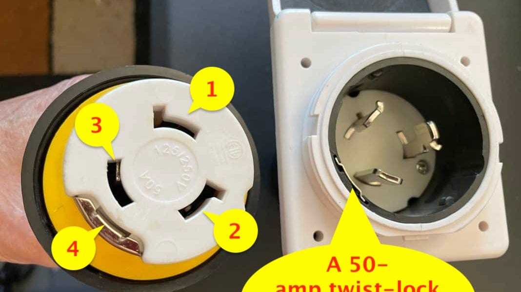 wiring diagram for 50 amp rv outlet