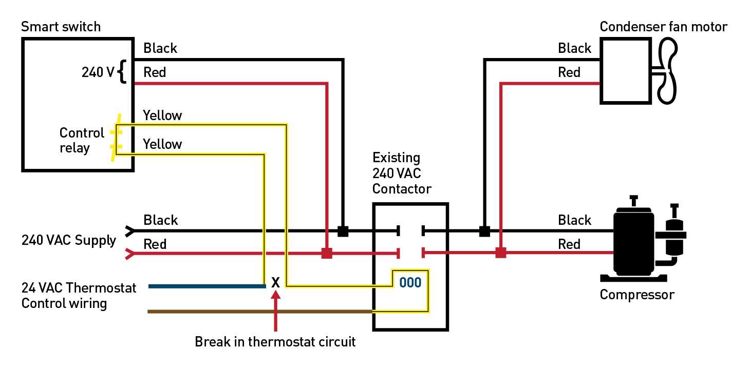 wiring diagram for ac condenser