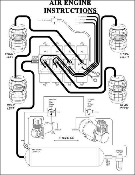 wiring diagram for air ride suspension