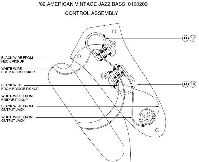 wiring diagram for bass guitar