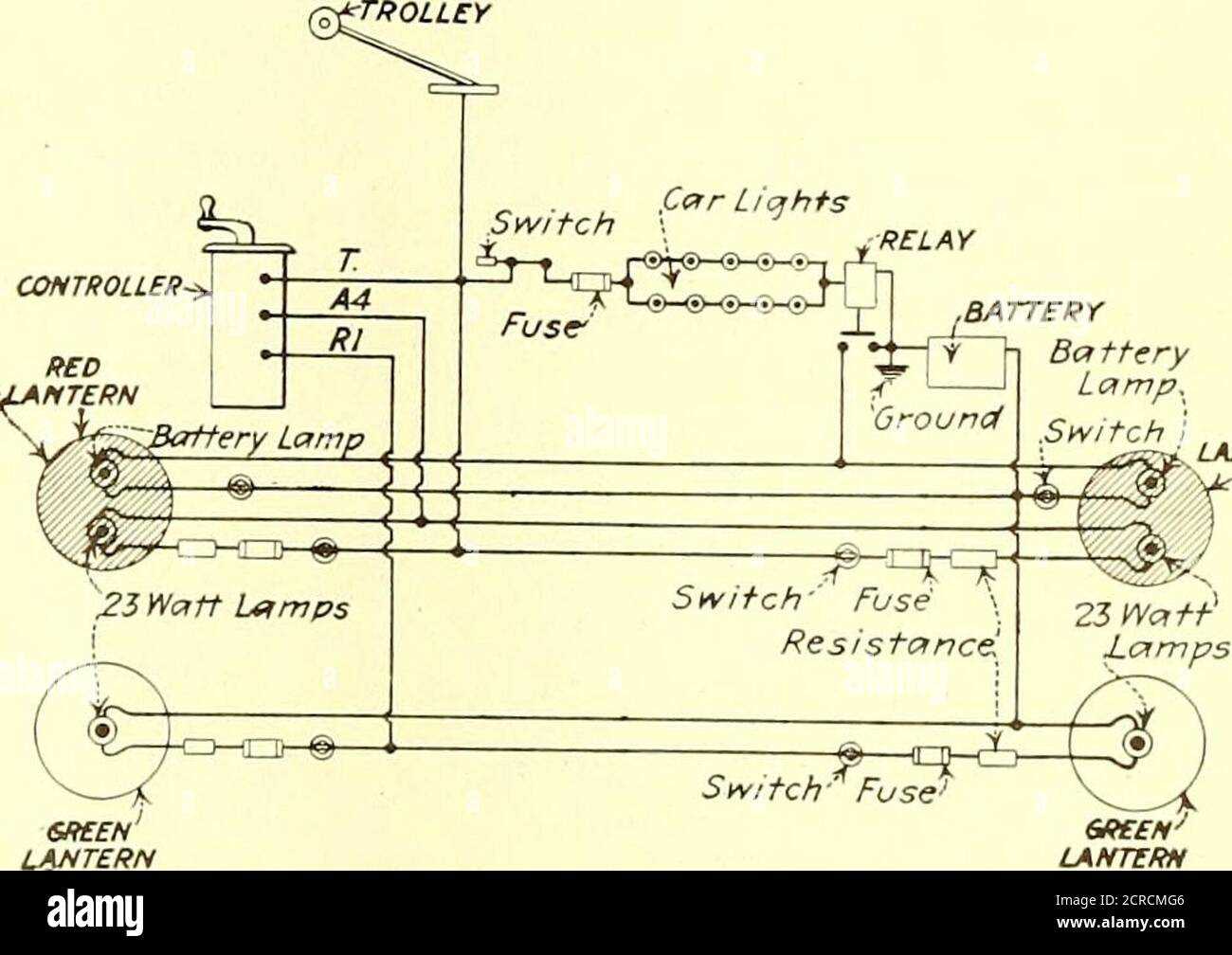 wiring diagram for car lights