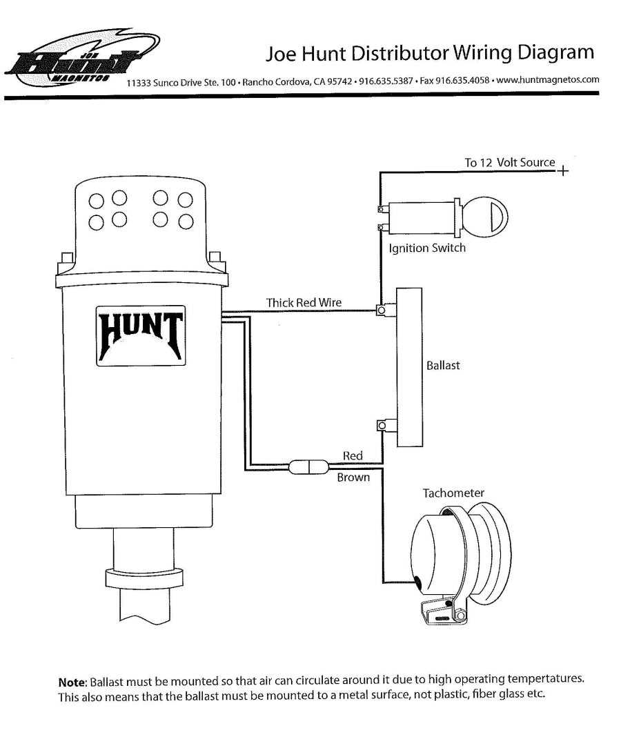 wiring diagram for distributor