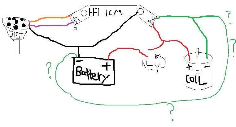 wiring diagram for gm hei distributor