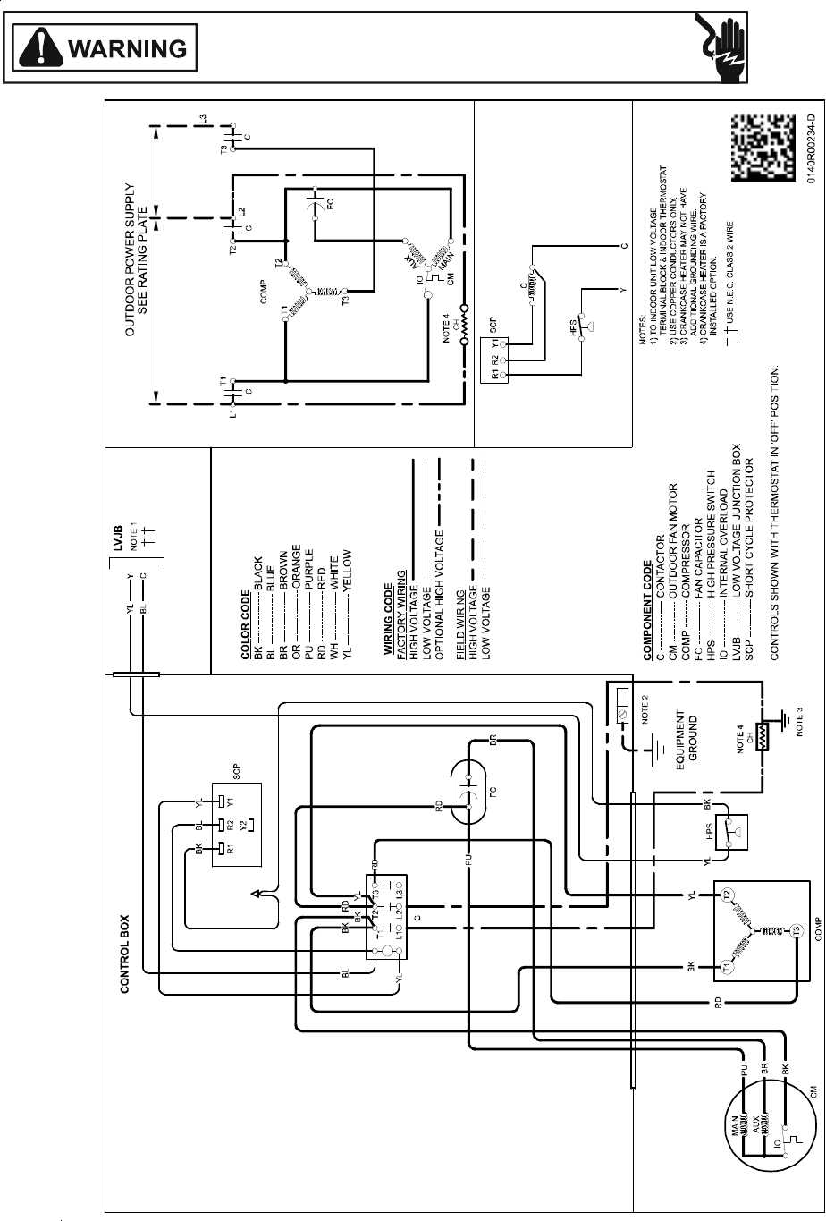 wiring diagram for goodman ac unit