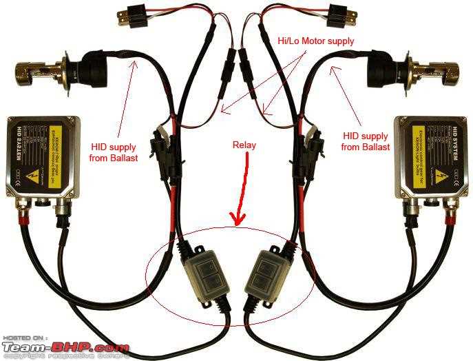 wiring diagram for hid lights