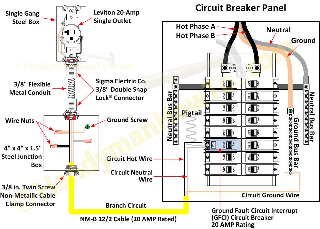 wiring diagram for kitchen