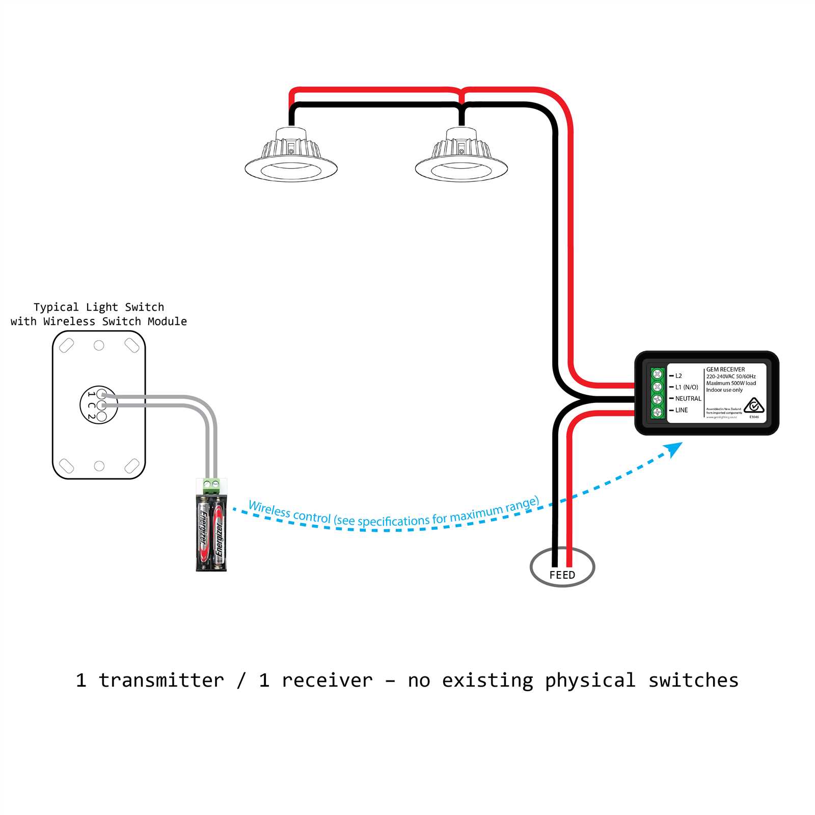 wiring diagram for light switch