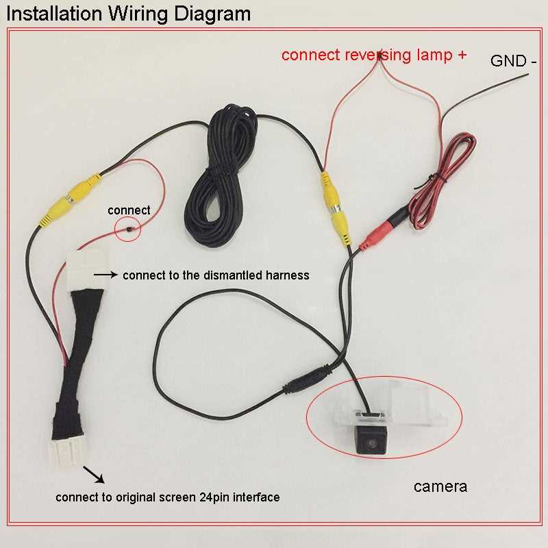 wiring diagram for rear view camera