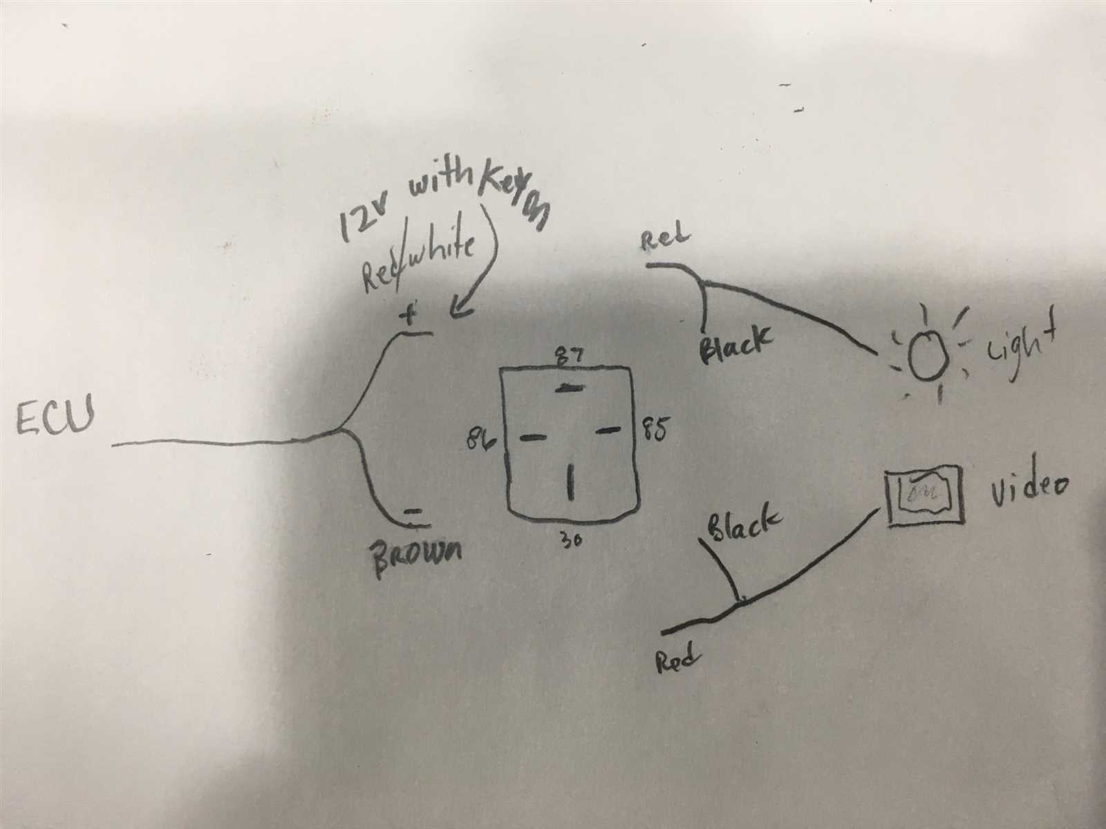 wiring diagram for reverse lights