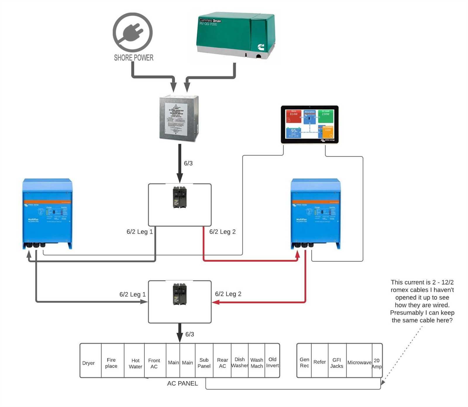 wiring diagram for rv inverter