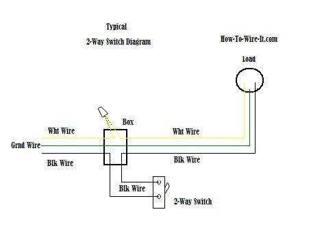 wiring diagram for two switches