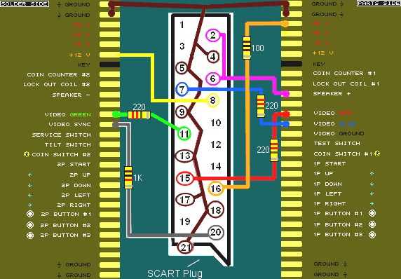 wiring diagram for vga on a ex490