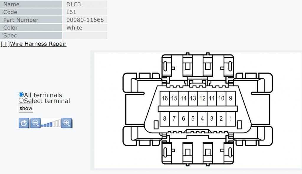 wiring diagram obd2 port