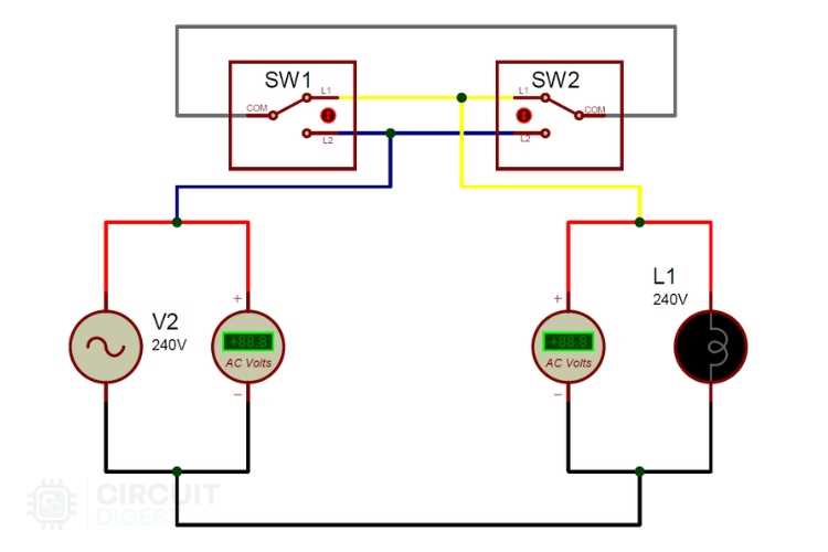 wiring diagram on off switch