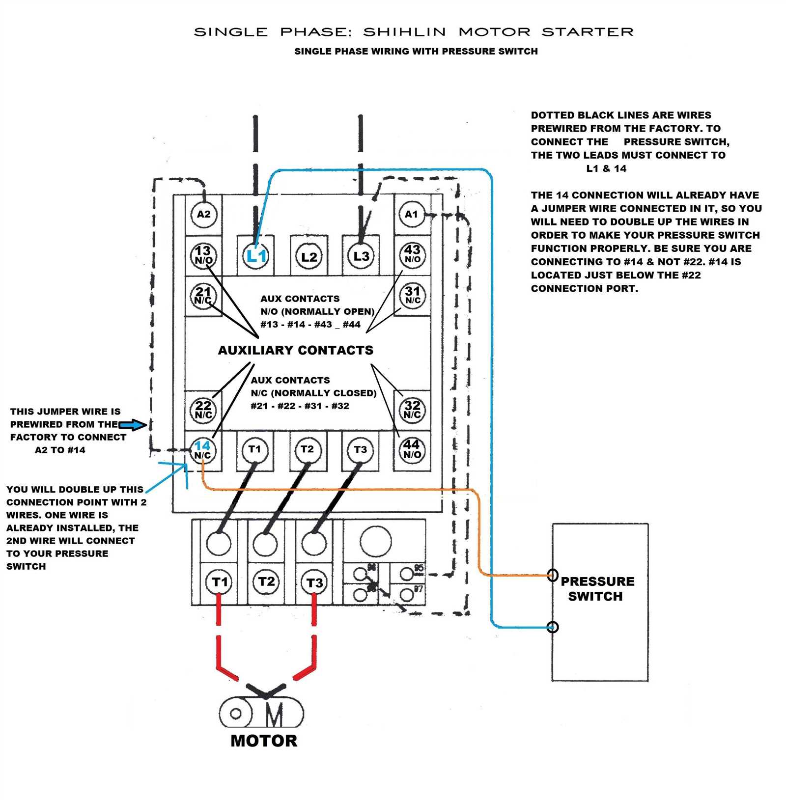 wiring diagram pressure switch