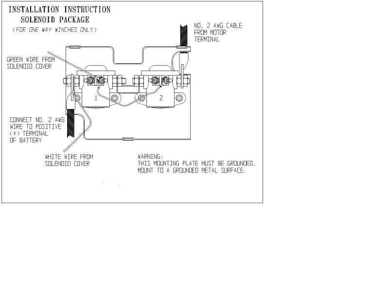 wiring diagram warn winch solenoid