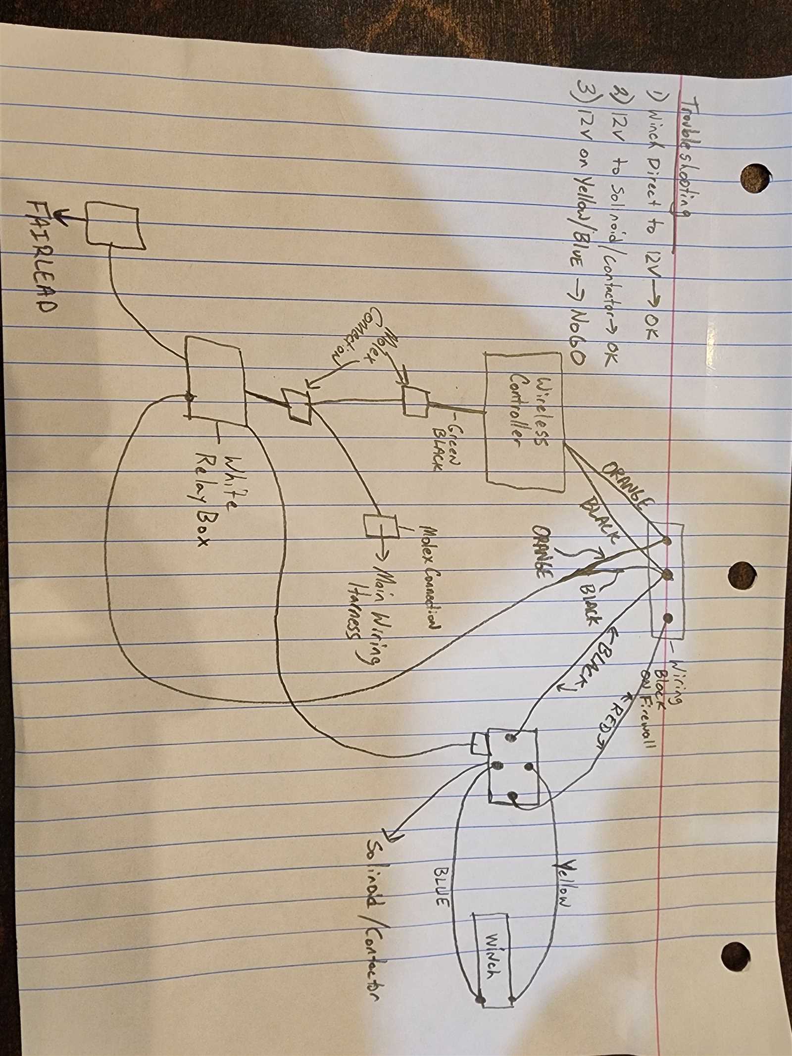 wiring diagram winch