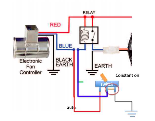 wiring electric fan diagram