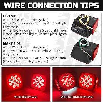 wiring led trailer lights diagram