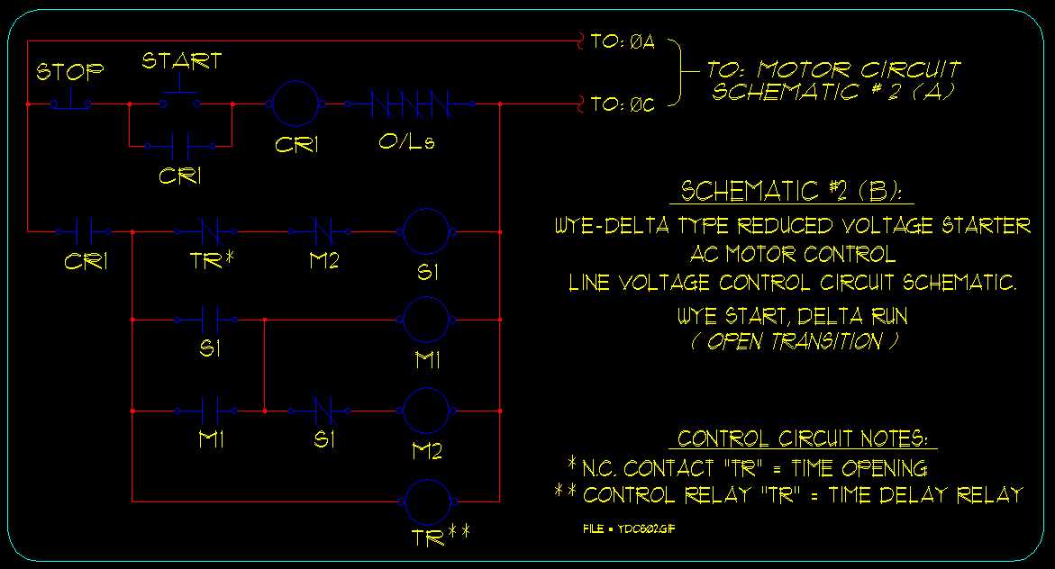 wye delta wiring diagram