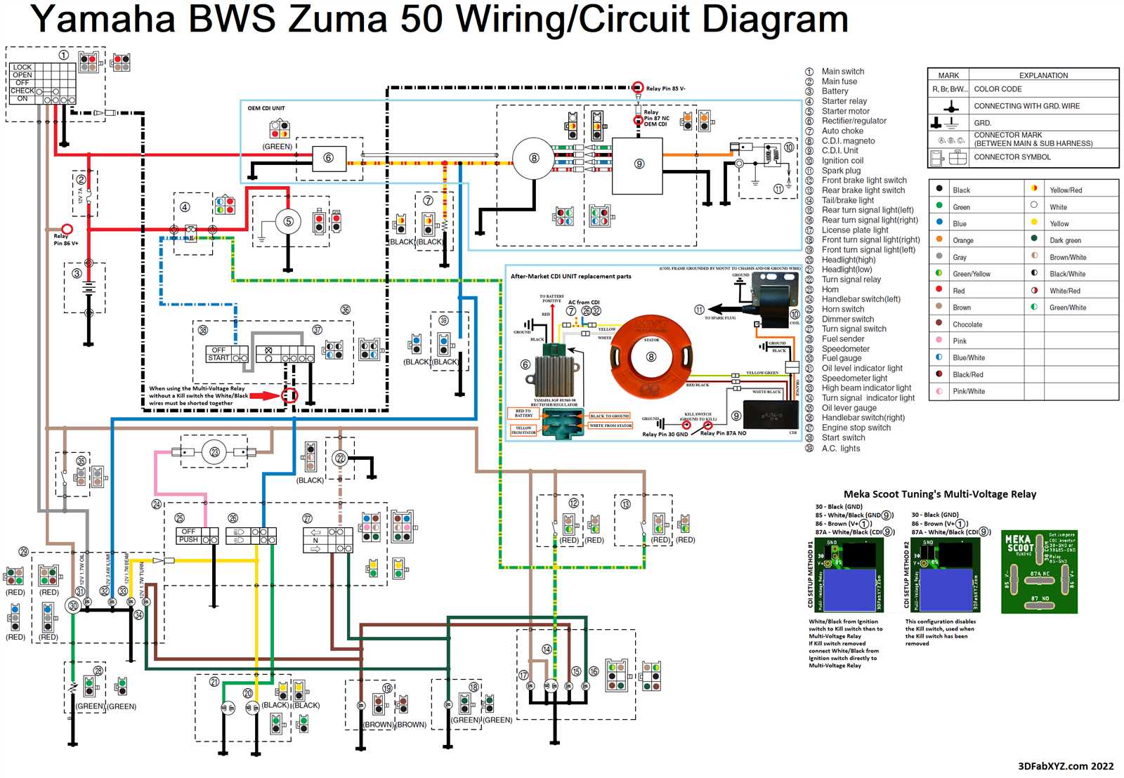 yamaha cdi wiring diagram