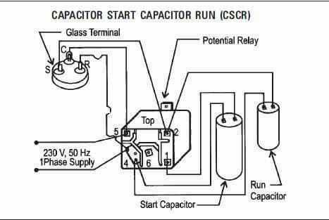 a c capacitor wiring diagram