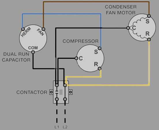 a c capacitor wiring diagram