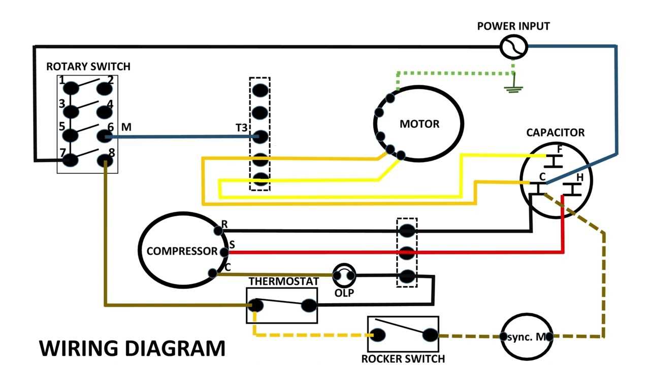 ac capacitor wiring diagram