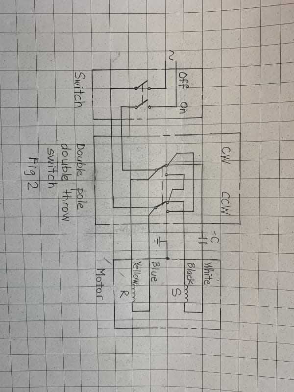 ac motor reversing switch wiring diagram