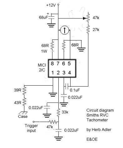 vdo rev counter wiring diagram